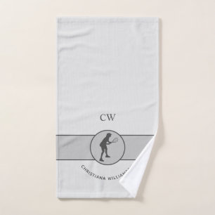Personalisierter Tennisspieler Handtuch