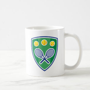 Personalisierter Tennistassen-Kaffeebecher Kaffeetasse