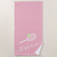 Personalisierter Tennistrainer Monogramm Pink