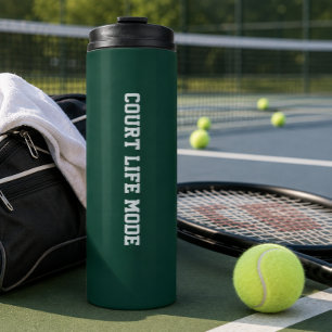 Personalisierter Tennistravelbecher – Court Life-M Thermosbecher