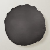 Personalisierter Termin für das Hochzeitsdatum der Rundes Kissen (Rückseite)