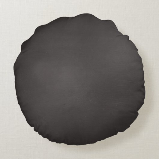 Personalisierter Termin für das Hochzeitsdatum der Rundes Kissen (Rückseite)