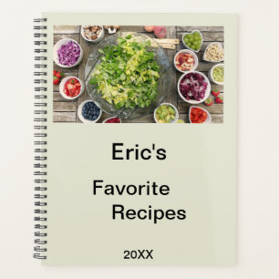 Personalisierter Terminplaner Rezeptbuch Planer