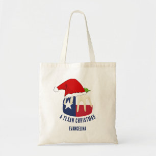Personalisierter TEXANISCHER WEIHNACHTSPUDDING Tragetasche