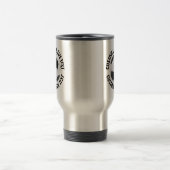 Personalisierter Text 15oz. Individueller Fußball Reisebecher (Mittel)