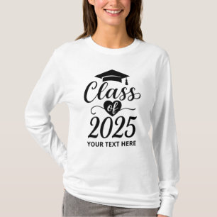 Personalisierter Text Abschlussjahrgang 2025 T-Shirt