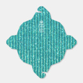 Personalisierter Text auf Türkis behalten Geschenkschachtel (Ungefaltet)