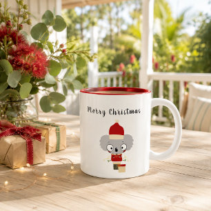 Personalisierter Text Australisches Weihnachtskoal Tasse