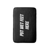 personalisierter Text Badematte (Vorderseite Vertikal)