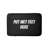 personalisierter Text Badematte (Vorderseite)