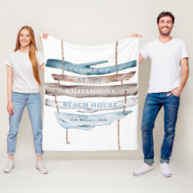 Personalisierter Text, Coastal Driftwood Beach The