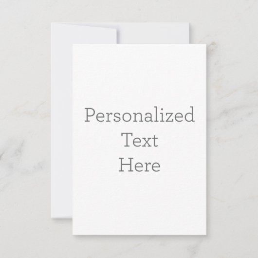 8.89 cm x 12.7 cm Flache Dankeskarte (Vorderseite)