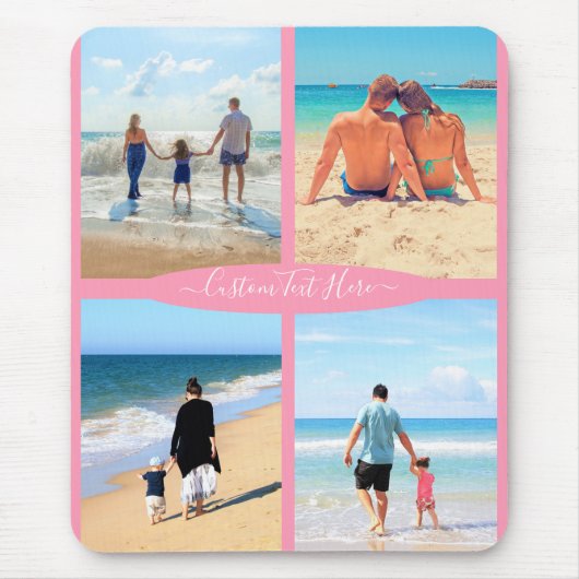 Personalisierter Text der Liebe für benutzerdefini Mousepad (Vorne)