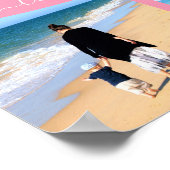 Personalisierter Text der Liebe für benutzerdefini Poster (Ecke)