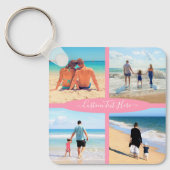 Personalisierter Text der Liebe für benutzerdefini Schlüsselanhänger (Vorderseite)