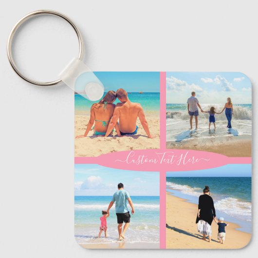 Personalisierter Text der Liebe für benutzerdefini Schlüsselanhänger (Vorderseite)