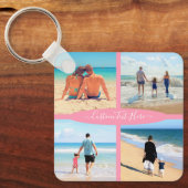 Personalisierter Text der Liebe für benutzerdefini Schlüsselanhänger (Vorderseite)