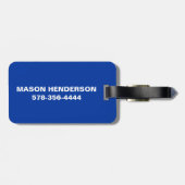 Personalisierter Text der Pickleball-Gear-Identifi Gepäckanhänger (Rückseite horizontal)