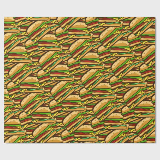 Personalisierter Text des Geschenkpapier (Flach)