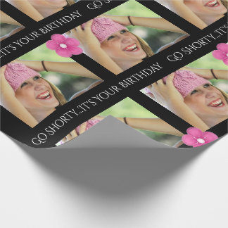 Personalisierter Text & Foto Geburtstag/jeder Anla Geschenkpapier
