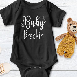 Personalisierter Text für Baby Unisex Strampler