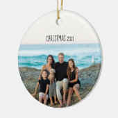 Personalisierter Text für Bilder Keramik Ornament (Links)