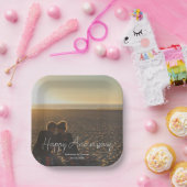 Personalisierter Text für das Foto eines benutzerd Pappteller (Party)