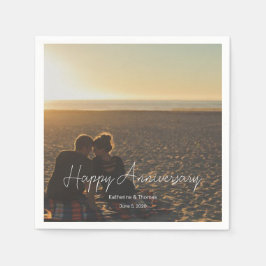 Personalisierter Text für das Foto eines benutzerd Serviette