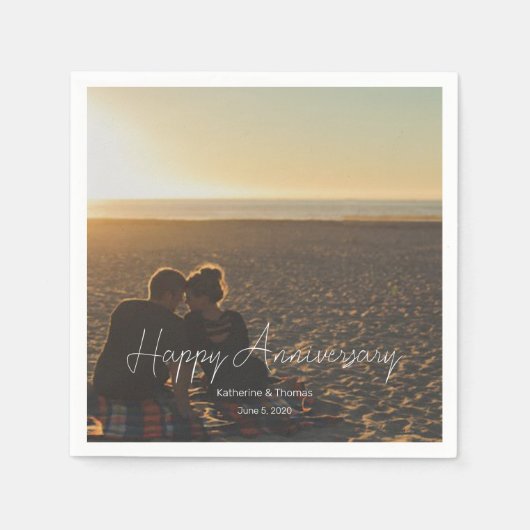 Personalisierter Text für das Foto eines benutzerd Serviette (Vorderseite)