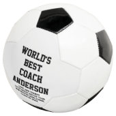 Personalisierter Text für den besten Coach Fußball (Dreiviertel)