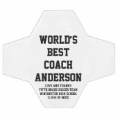 Personalisierter Text für den besten Coach Fußball (Flach)