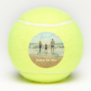 Personalisierter Text für Ihr Foto-Tennisball Tennisbälle