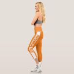 Personalisierter Text gestrichen Capri Leggings<br><div class="desc">Fügen Sie Ihren eigenen Text zu diesen leicht personalisierbaren Capri-Leggings aus Ricaso hinzu</div>