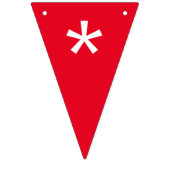 Personalisierter Text hinzufügen Wimpelkette (Erste Fahne)