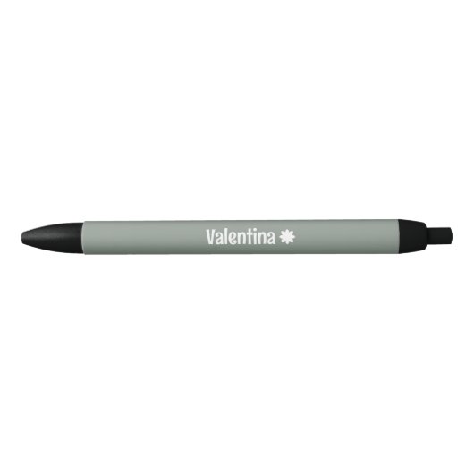 Personalisierter Text in benutzerdefinierter Farbe Kugelschreiber (Vorderseite)