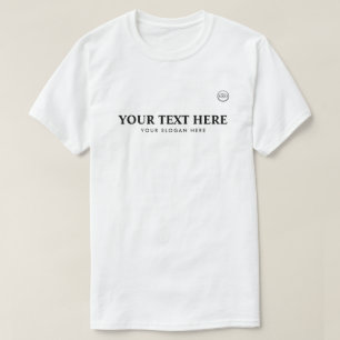 Personalisierter Text Logo Slogan T-Shirt