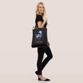 Personalisierter Text/magischer GalaxieUnicorn Tasche (Am Model)