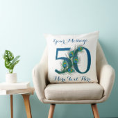 Personalisierter Text noble 50. Kissen (Stuhl )
