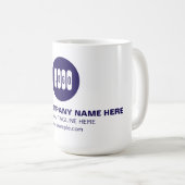 Personalisierter Text oder Design Kaffeetasse (VorderseiteRechts)