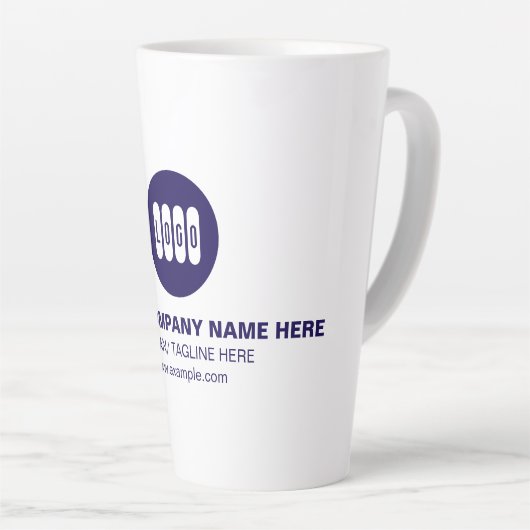 Personalisierter Text oder Design Milchtasse (Rechte Ecke)