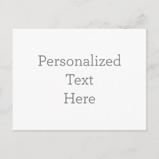 Personalisierter Text Postkarte