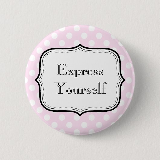 Personalisierter Text runder Knopf Button (Vorderseite)