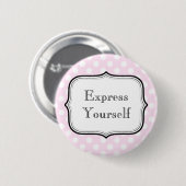 Personalisierter Text runder Knopf Button (Vorne & Hinten)