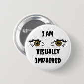 Personalisierter Text Schlechte Augen Button (Vorne & Hinten)