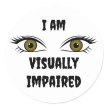 Personalisierter Text Schlechte Augen