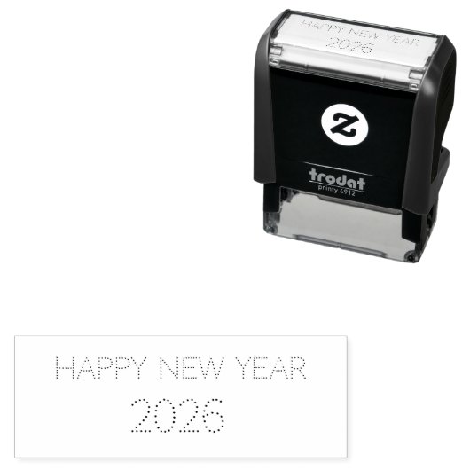 personalisierter Text Selbstfärber Stempel (Beispiel)