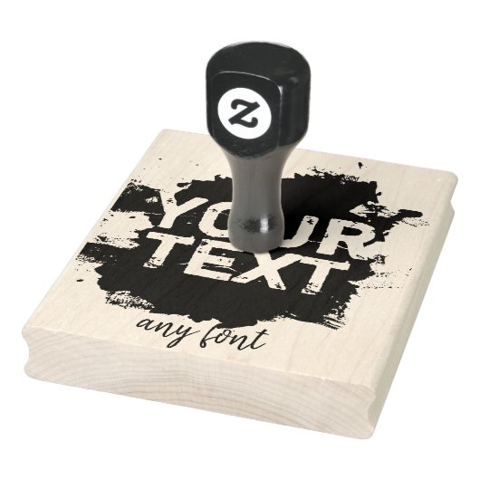 Personalisierter Text und Bild Gummistempel (Stempel)