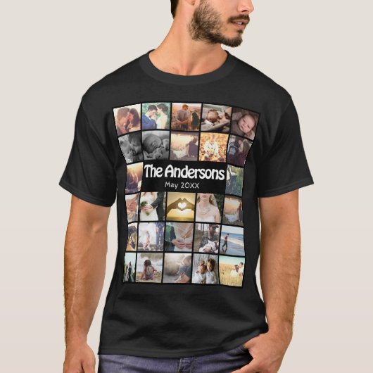 Personalisierter Text und Bilder T-Shirt (Vorderseite)