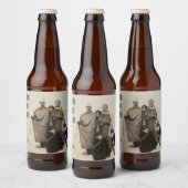 Personalisierter Text und Foto Bierflaschenetikett (Flaschen)