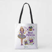 Personalisierter Text von Bead Princess - Mardi Gr Tasche (Vorderseite)
